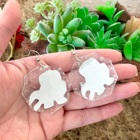 Darth Vader Acrylic Earrings - Picture 4 of 4